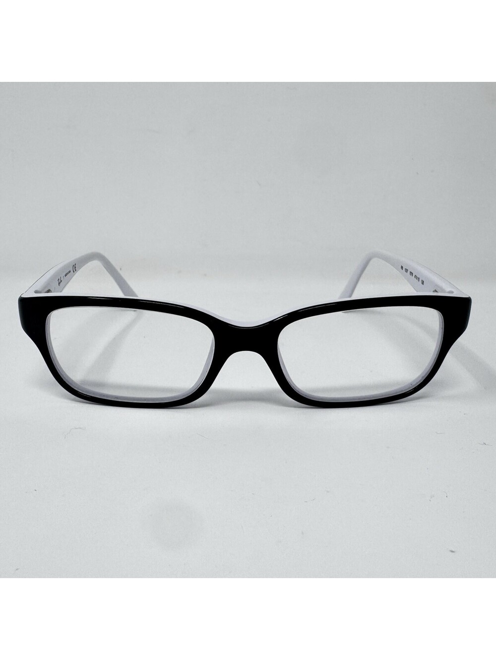 Ray-Ban RB1527 3579 Black White Kids Eyeglass Frames 47-15-125 NO YELLOWING